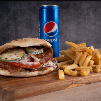 Vegyes Húsos Döner Kebab menüben