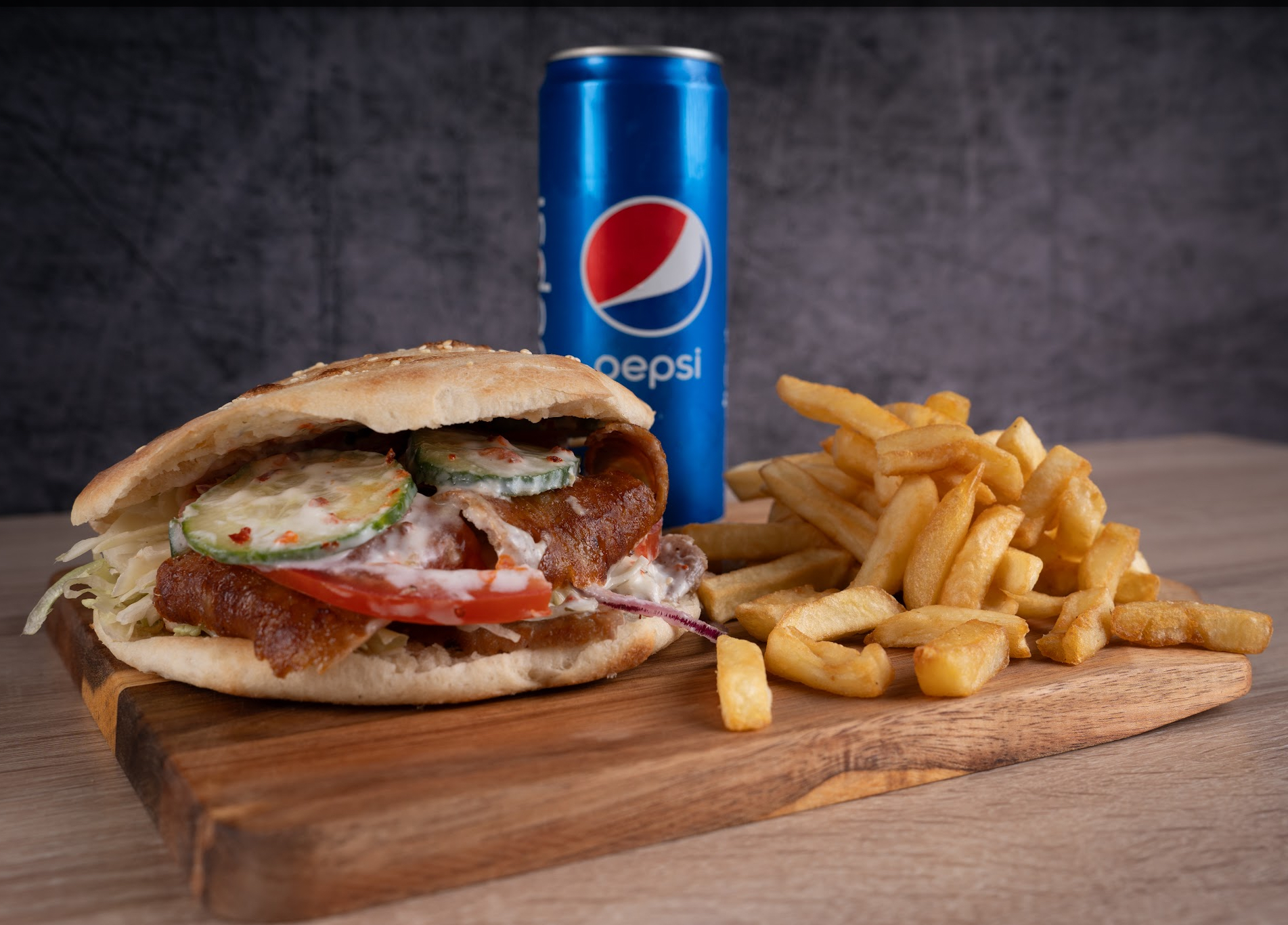 Vegyes Húsos Döner Kebab menüben